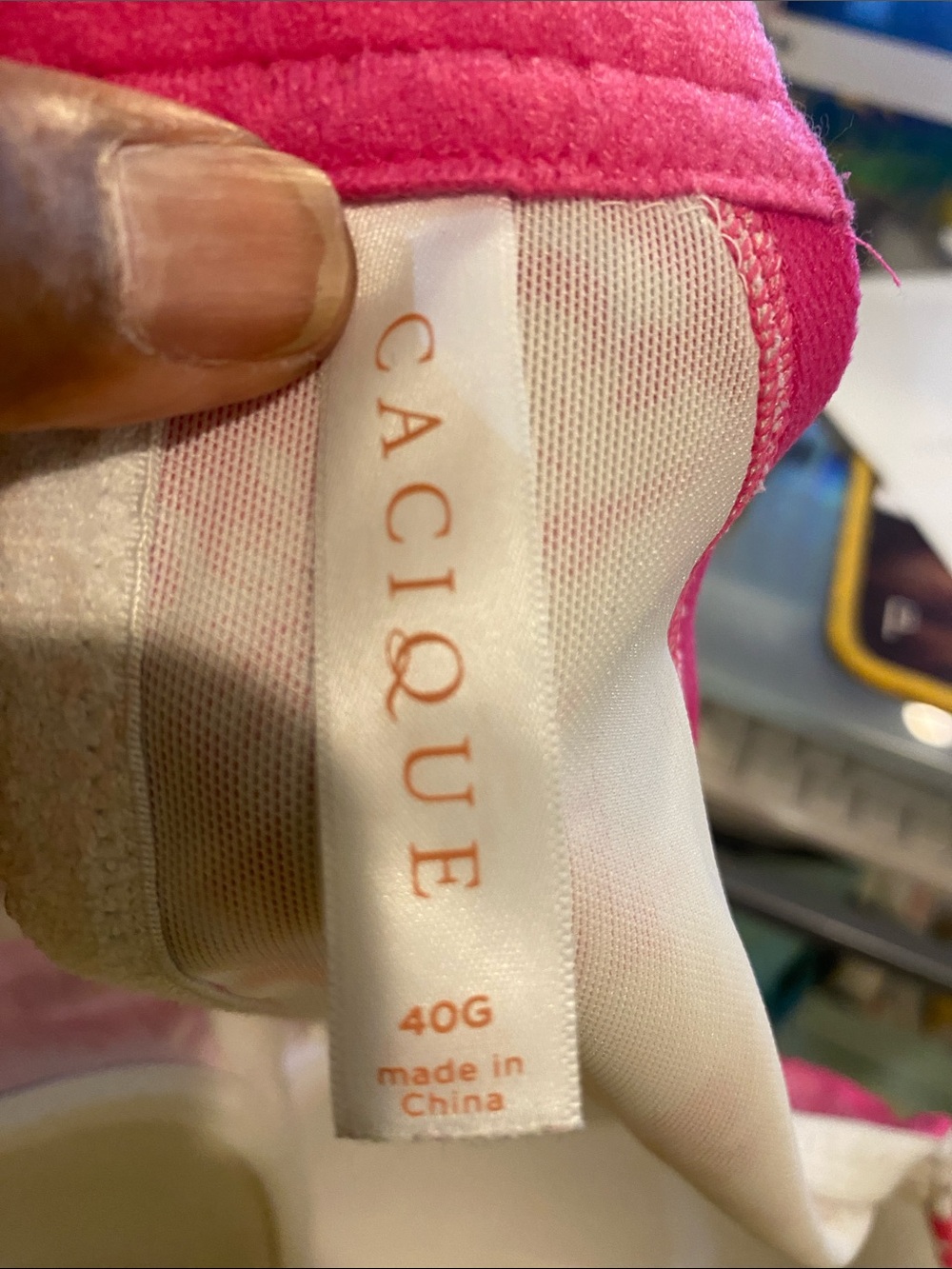Cacique size 40G Bra good condition - Picture 3 of 3
